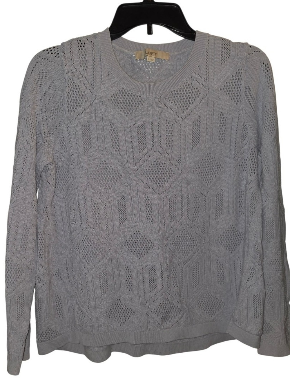 Ann Taylor Loft Lavender Cotton Sweater Size Medium